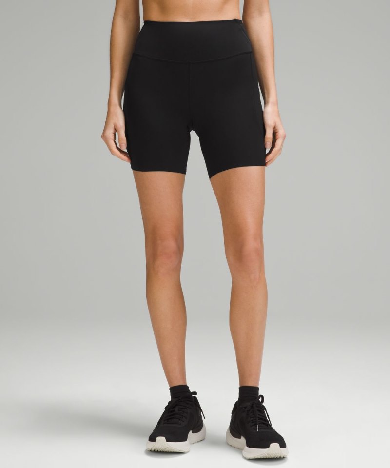 Lululemon | Women's Fast and Free High-Rise Short 6"L Pockets Black