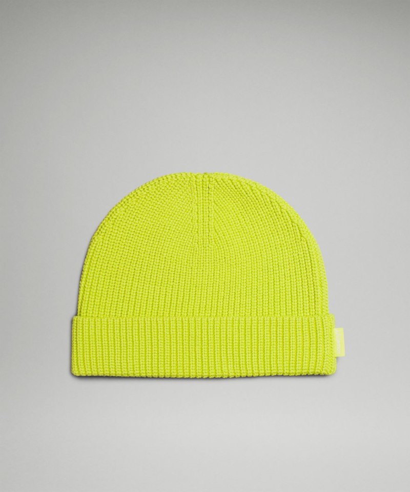 Lululemon | Women's Close-Fit Cotton-Blend Ribbed Beanie Lichen