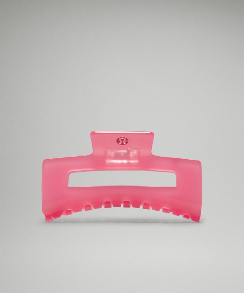 Lululemon | Women's Extra Large Claw Hair Clip Sakura Pink