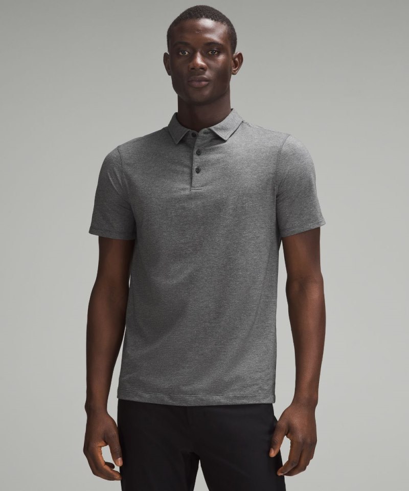 Lululemon | Men's Evolution Short-Sleeve Polo Shirt Heathered Bl