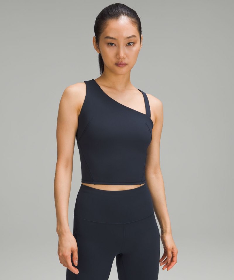 Lululemon | Women's Everlux Asymmetrical Tennis Tank Top True Navy