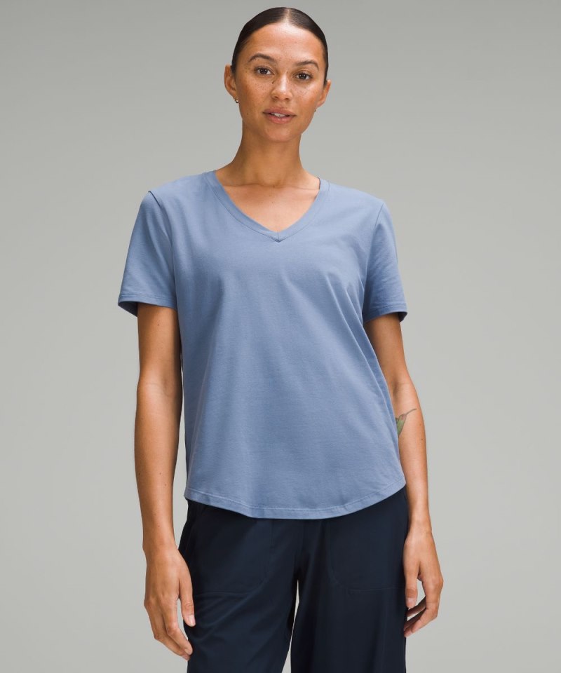 Lululemon | Women's Love V-Neck T-Shirt Oasis Blue