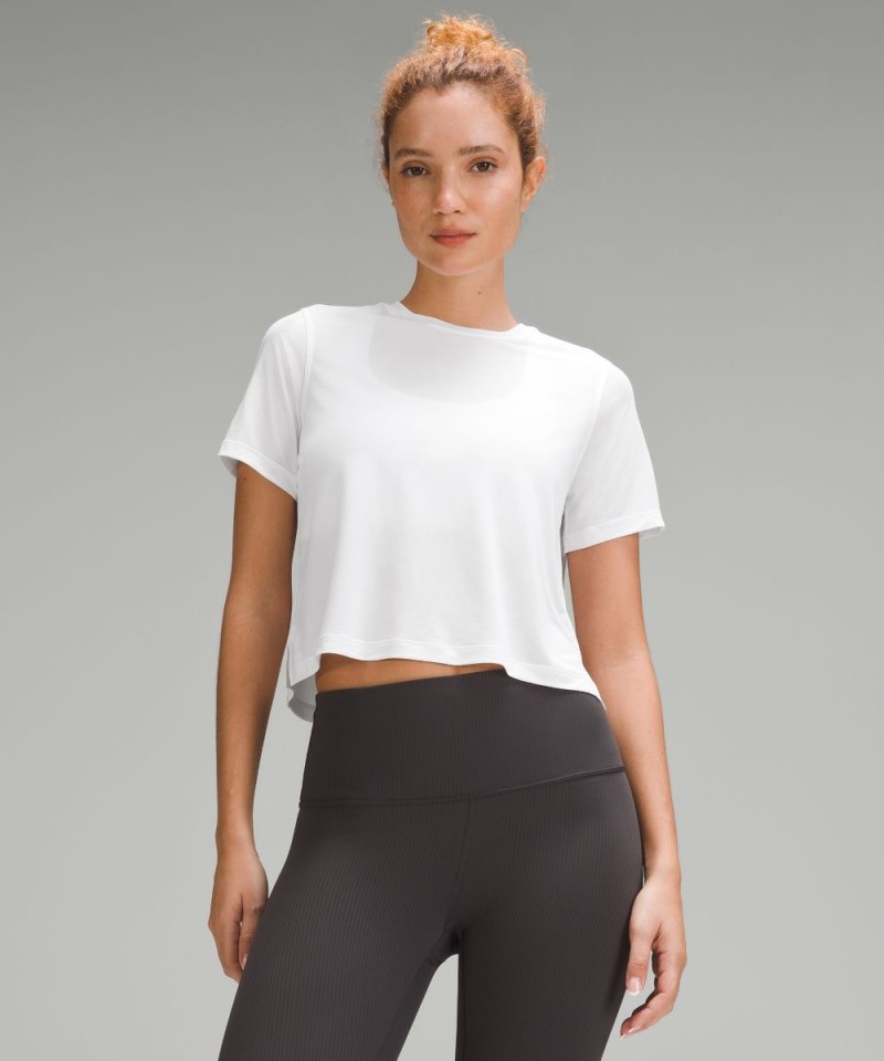 Lululemon | Women's Ultralight Waist-Length T-Shirt White