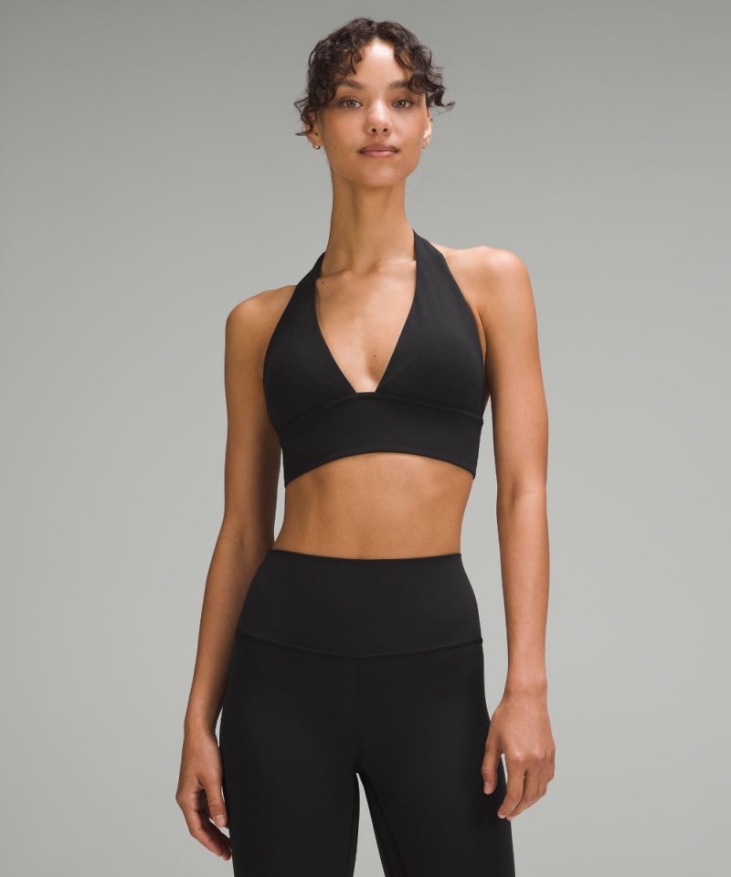 Lululemon | Women's Align Halter Bra Light Support, C / D Cup Black