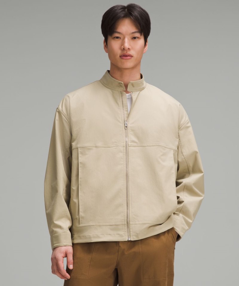 Lululemon | Men's Smooth Twill Full-Zip Jacket Compass Khaki