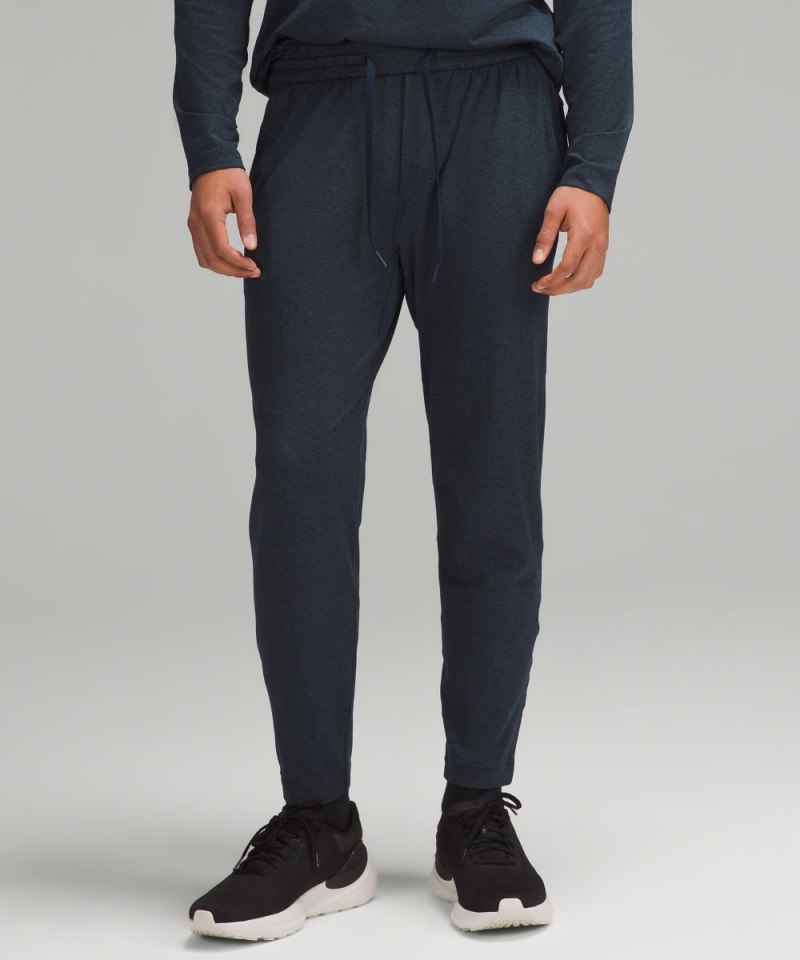 Lululemon | Men's Soft Jersey Tapered Pant Heathered Classic Nav