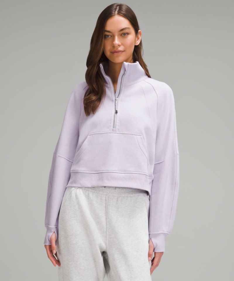 Lululemon | Women's Scuba Oversized Funnel-Neck Half Zip Lilac Ether