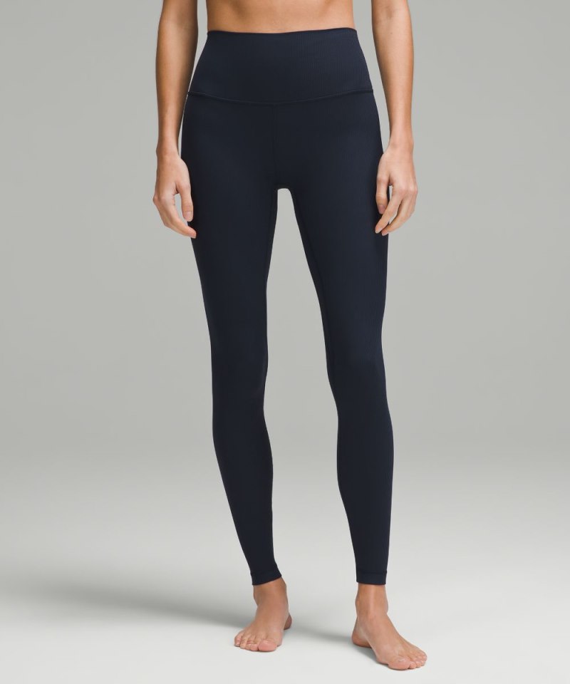 Lululemon | Women's Align High-Rise Ribbed Pant 28"L True Navy