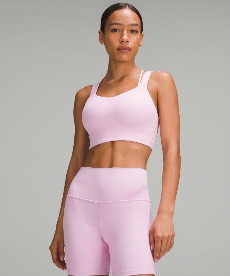 Lululemon | Women's Like a Cloud Longline Bra Light Support, D / DD Cup Vitapink