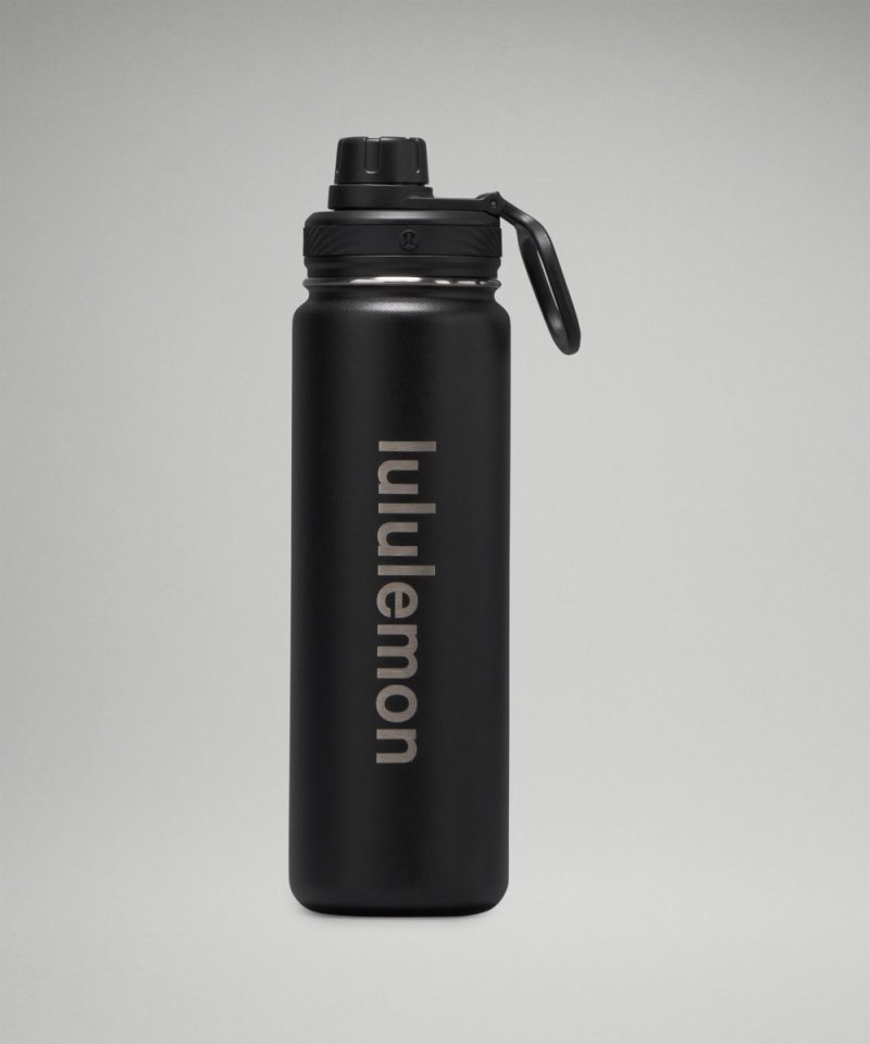 Lululemon | Men's Back To Life Sport Bottle 24oz Black