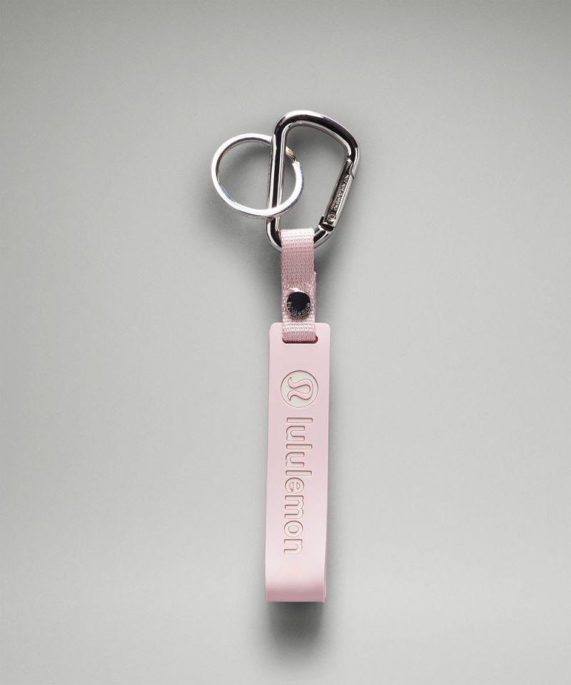 Lululemon | Women's Silicone Keychain Flush Pink / White Opal