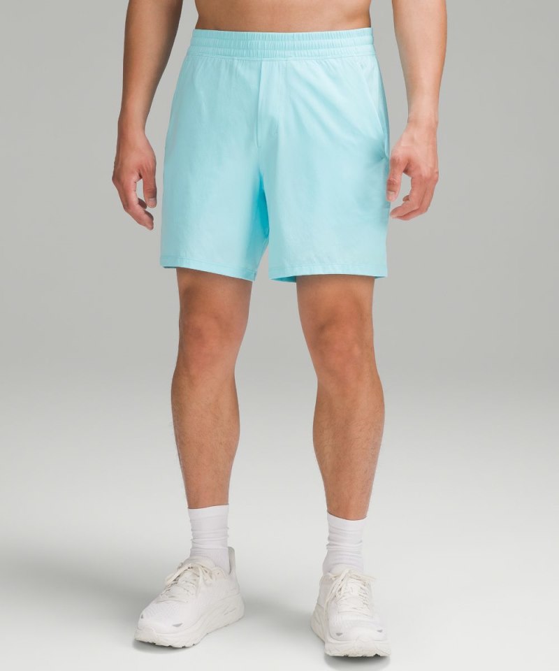 Lululemon | Men's Pace Breaker Lined Short 7"L Cyan Blue