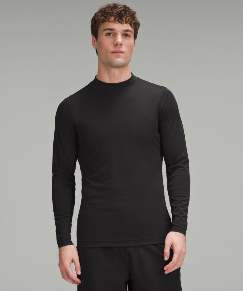 Lululemon | Men's Mockneck Golf Long-Sleeve Baselayer Black