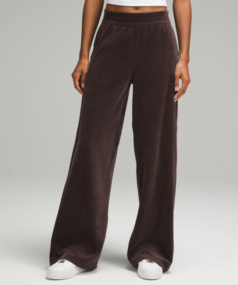 Lululemon | Women's Scuba Mid-Rise Wide-Leg Pant Velvet Cord Esp