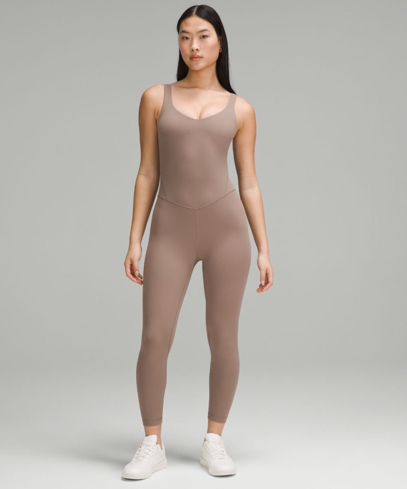 Lululemon | Women's Align Bodysuit 25"L Taupetastic