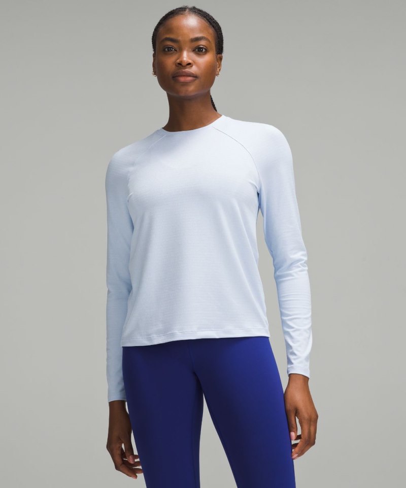 Lululemon | Women's License to Train Classic-Fit Long-Sleeve Shirt Heathered Windmill