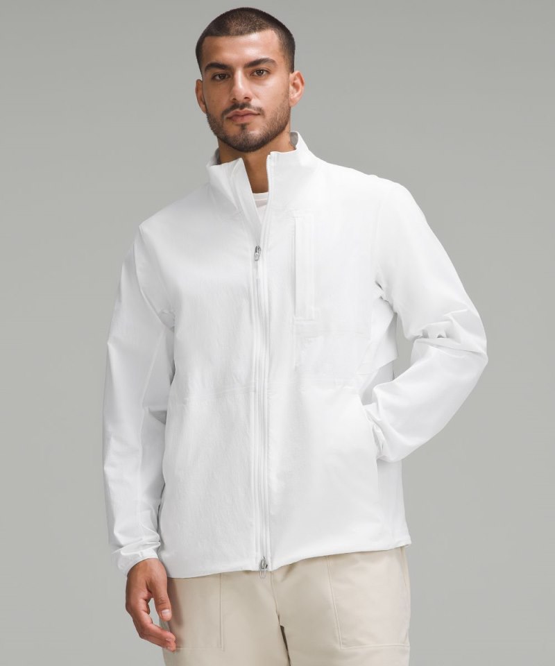 Lululemon | Men's Sojourn Windbreaker Jacket White