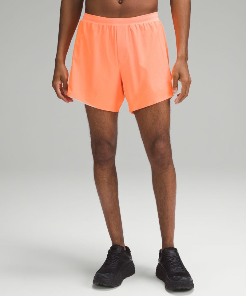 Lululemon | Men's Fast and Free Lined Short 6"L Highlight Orange