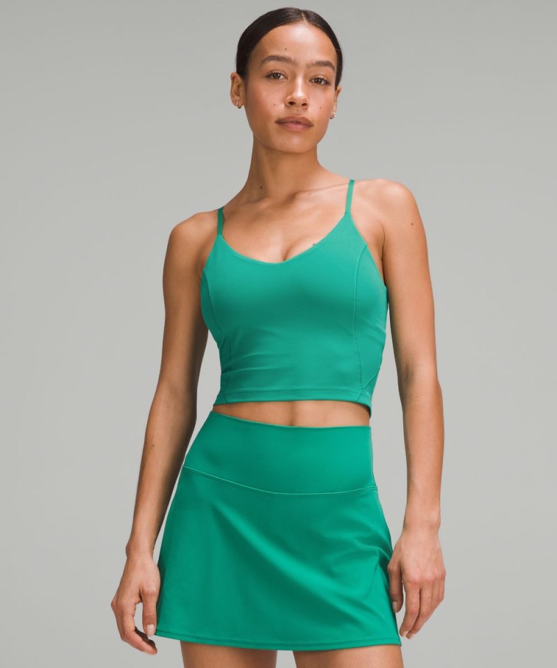 Lululemon | Women's Align Cropped Cami Tank Top C / D Cup Cascadia Green