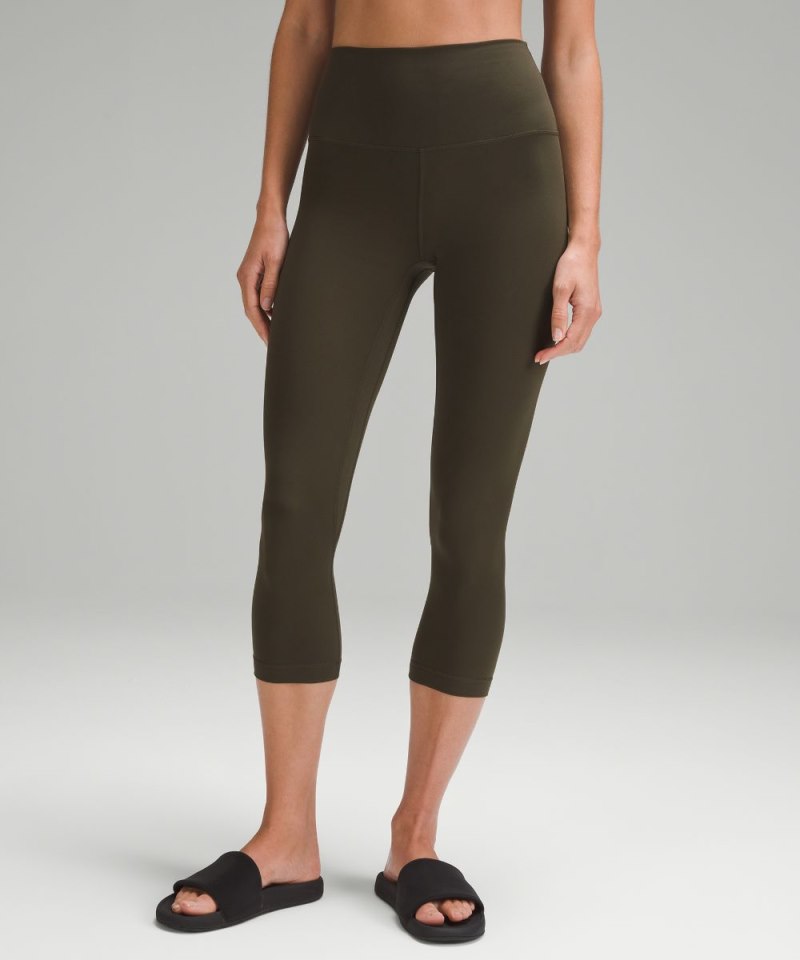 Lululemon | Women's Align High-Rise Crop 21"L Dark Olive