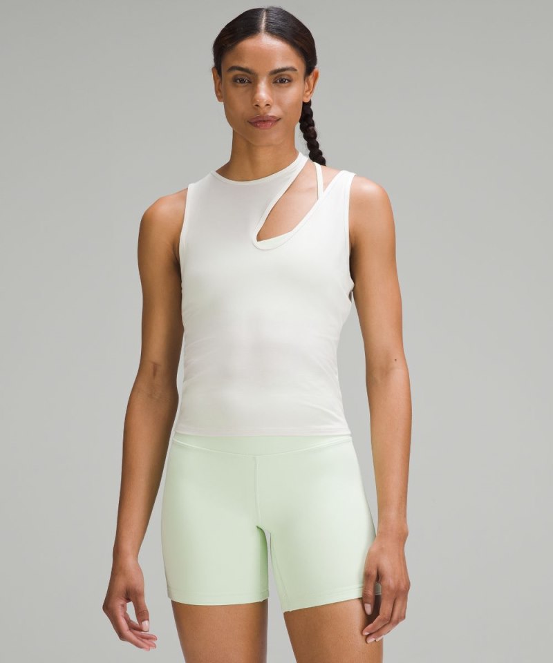 Lululemon | Women's Shoulder Cut-Out Yoga Tank Top Bone