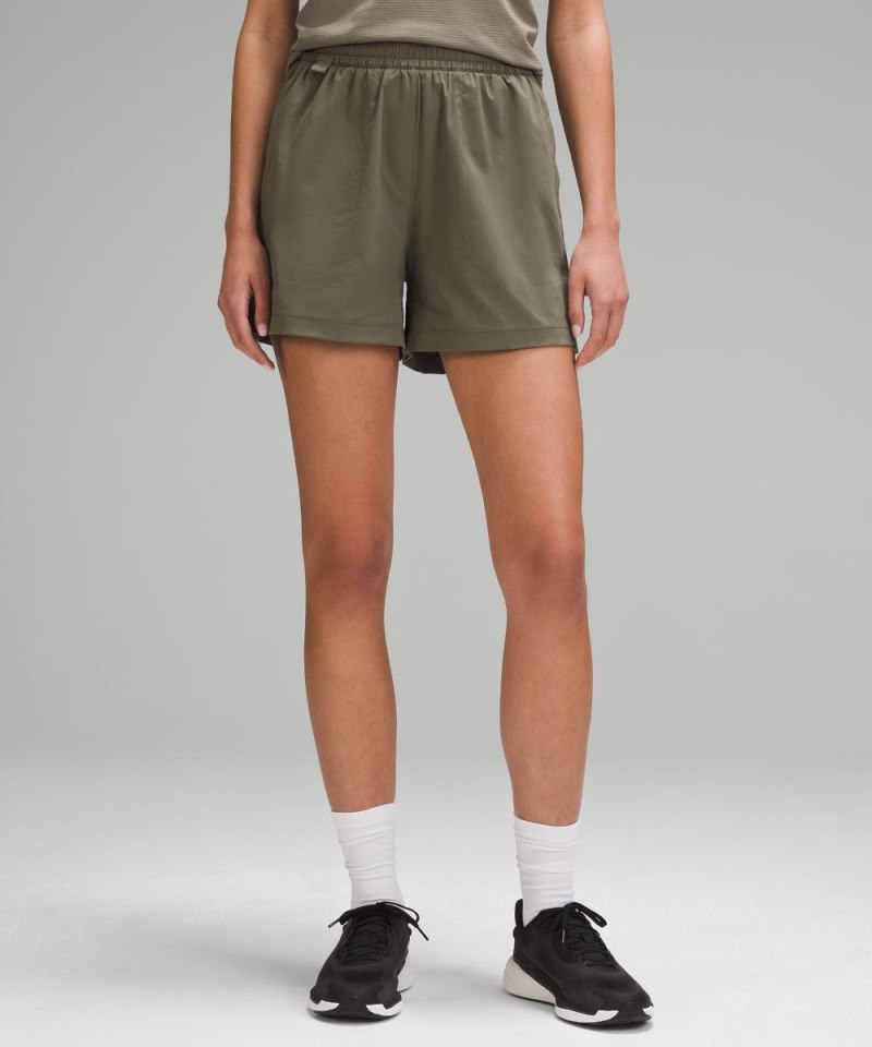 Lululemon | Women's Lightweight High-Rise Hiking Short 4"L Army Green