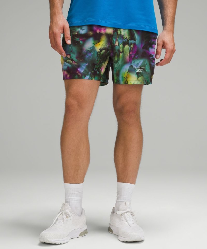 Lululemon | Men's Pace Breaker Linerless Short 5"L Pride DiscotheQue Multi