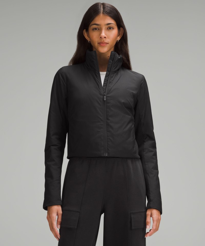 Lululemon | Women's SoftMatte Insulated Cropped Jacket Black