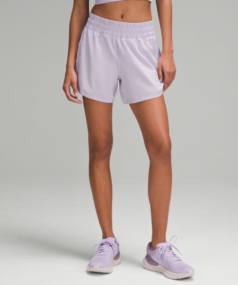 Lululemon | Women's Track That High-Rise Lined Short 5"L Lilac Ether