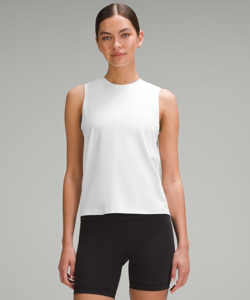 Lululemon | Women's License to Train Classic-Fit Tank Top Heathered Light Vapor