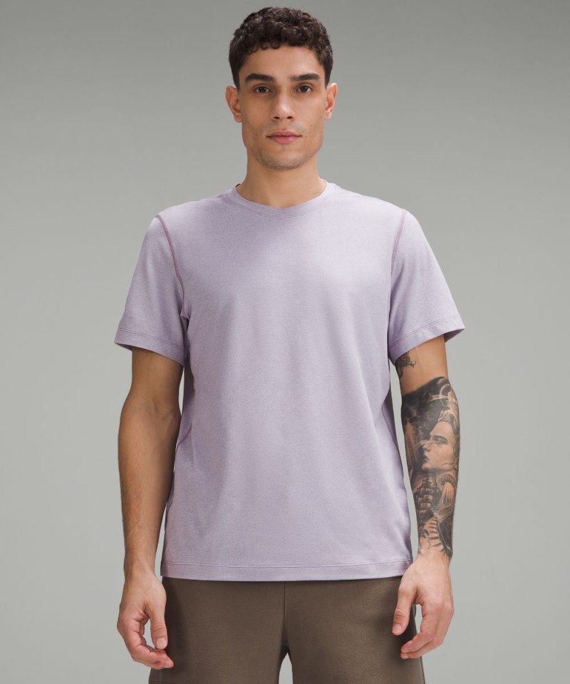 Lululemon | Men's Soft Jersey Short-Sleeve Shirt Heathered Lilac