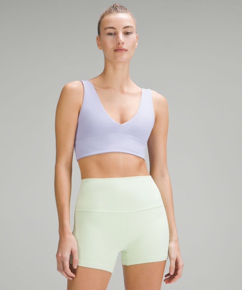 Lululemon | Women's Align V-Neck Bra Light Support, A / B Cup Lilac Smoke