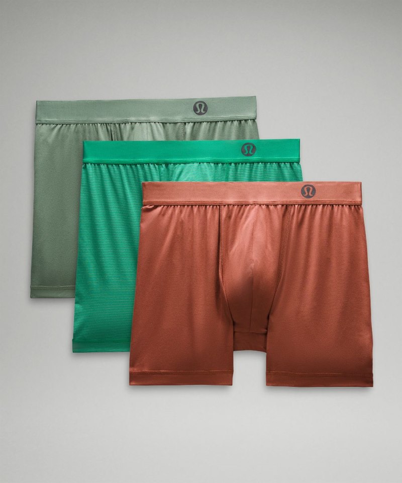 Lululemon | Men's Always In Motion Boxer 5"L 3 Pack Ancient Copp