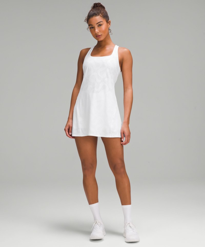 Lululemon | Women's Lightweight Linerless Tennis Dress Logo Whit