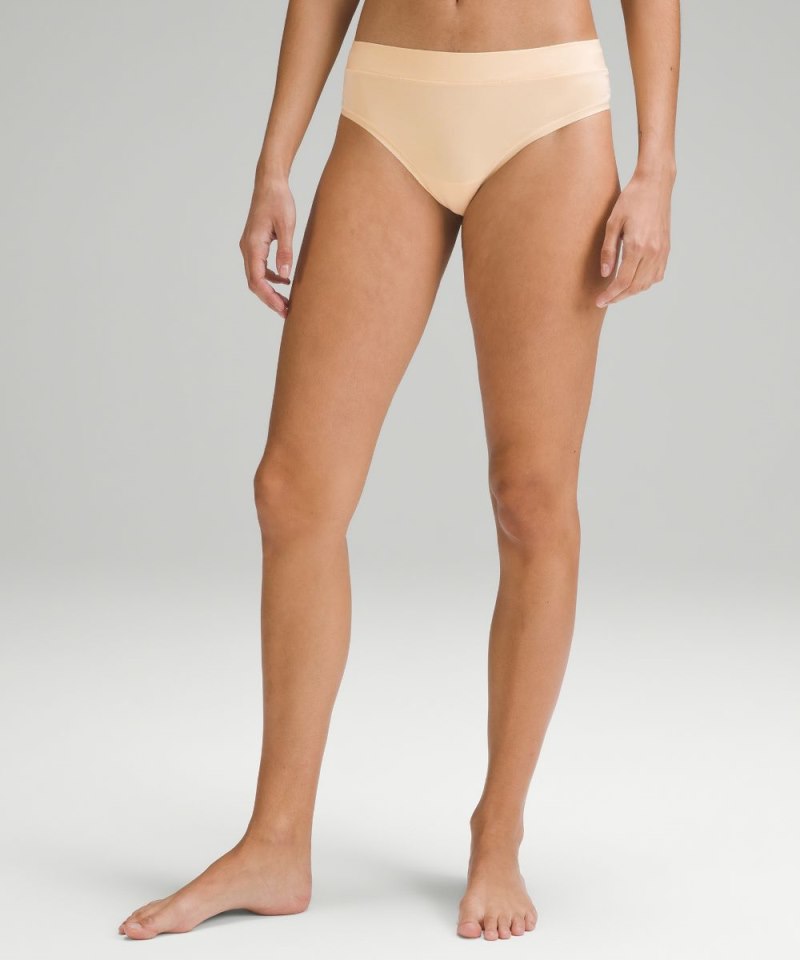 Lululemon | Women's UnderEase High-Rise Thong Underwear Pale Linen