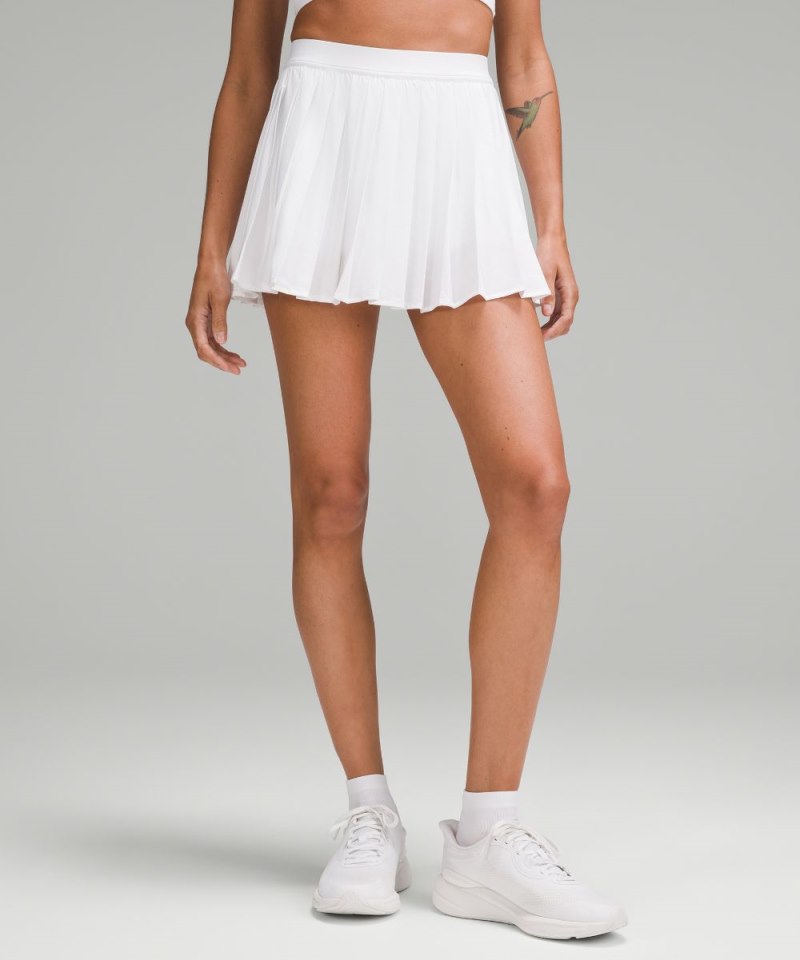 Lululemon | Women's High-Rise Pleated Tennis Skirt White