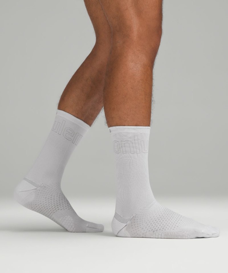 Lululemon | Men's MacroPillow Crew Socks White