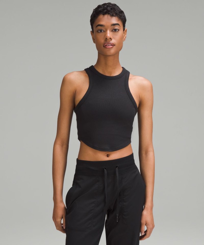 Lululemon | Women's Hold Tight Cropped Tank Top Black