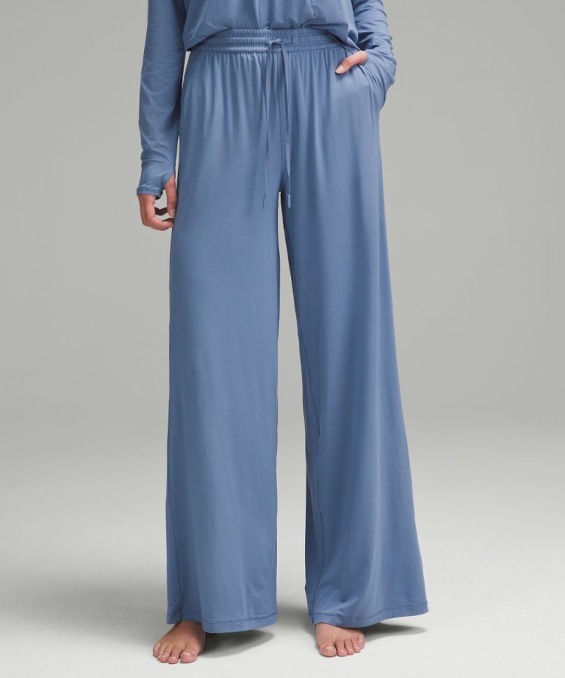 Lululemon | Women's Modal High-Rise Wide-Leg Lounge Pant Oasis Blue