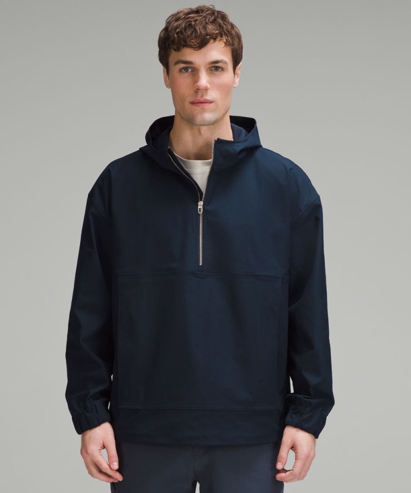 Lululemon | Men's Smooth Twill Half-Zip Anorak True Navy