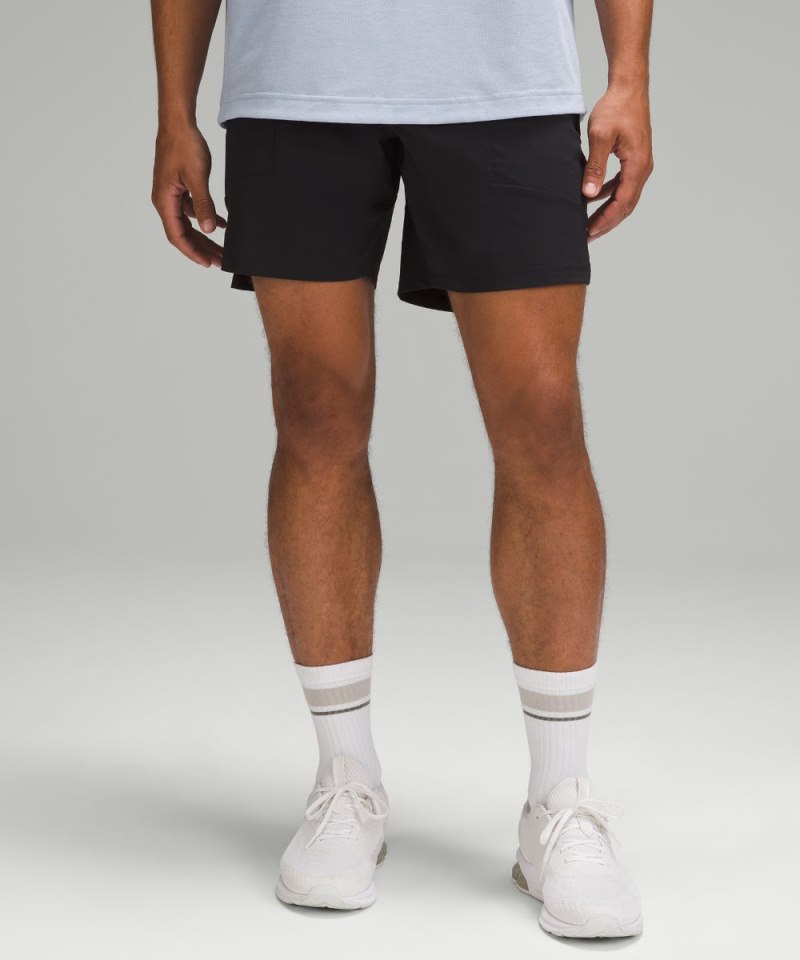 Lululemon | Men's License to Train Linerless Short 7"L Black