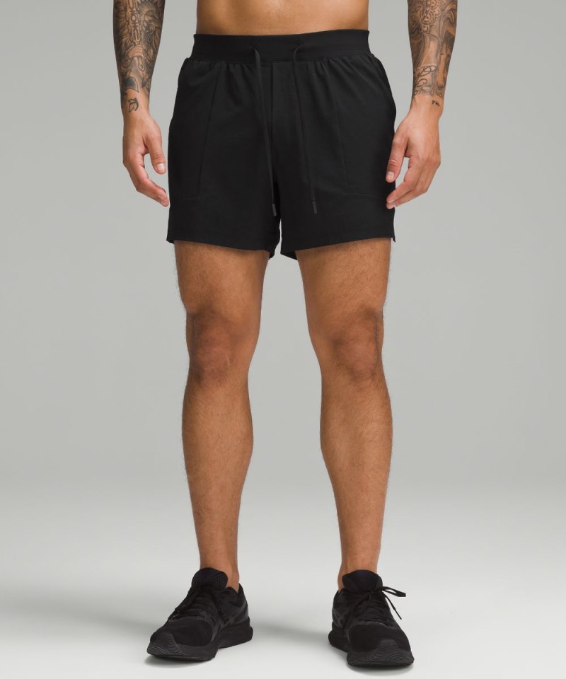 Lululemon | Men's License to Train Linerless Short 5"L Black