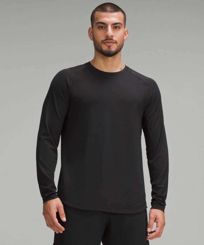 Lululemon | Men's License to Train Long-Sleeve Shirt Black