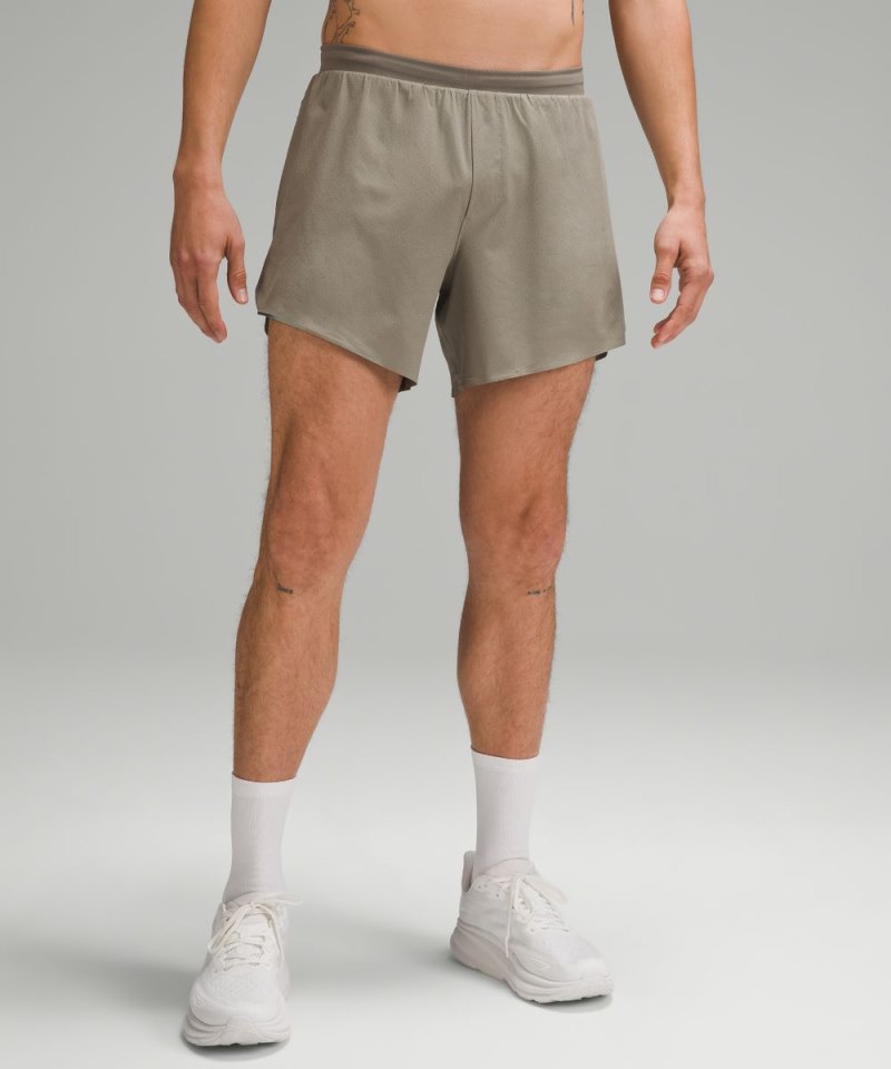 Lululemon | Men's Fast and Free Lined Short 6"L Carbon Dust