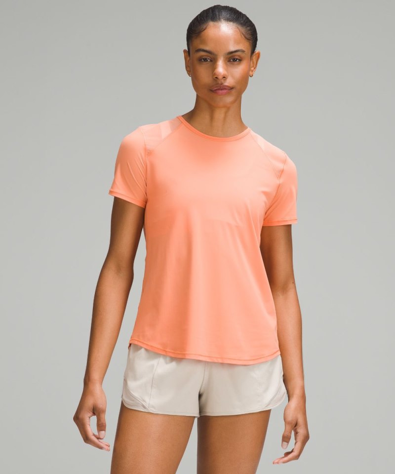 Lululemon | Women's Sculpt Short-Sleeve Shirt Coral Kiss