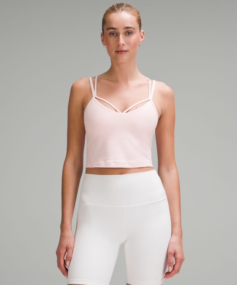 Lululemon | Women's Align Strappy Ribbed Tank Top Strawberry Mil