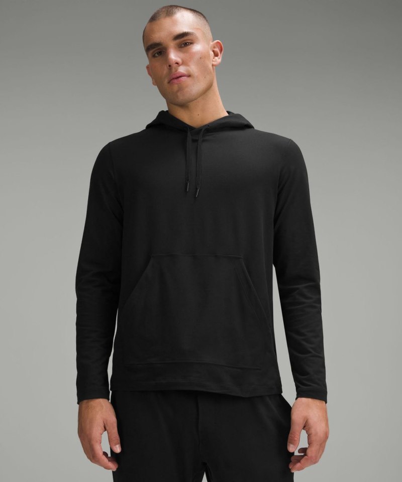 Lululemon | Men's Soft Jersey Pullover Hoodie Black