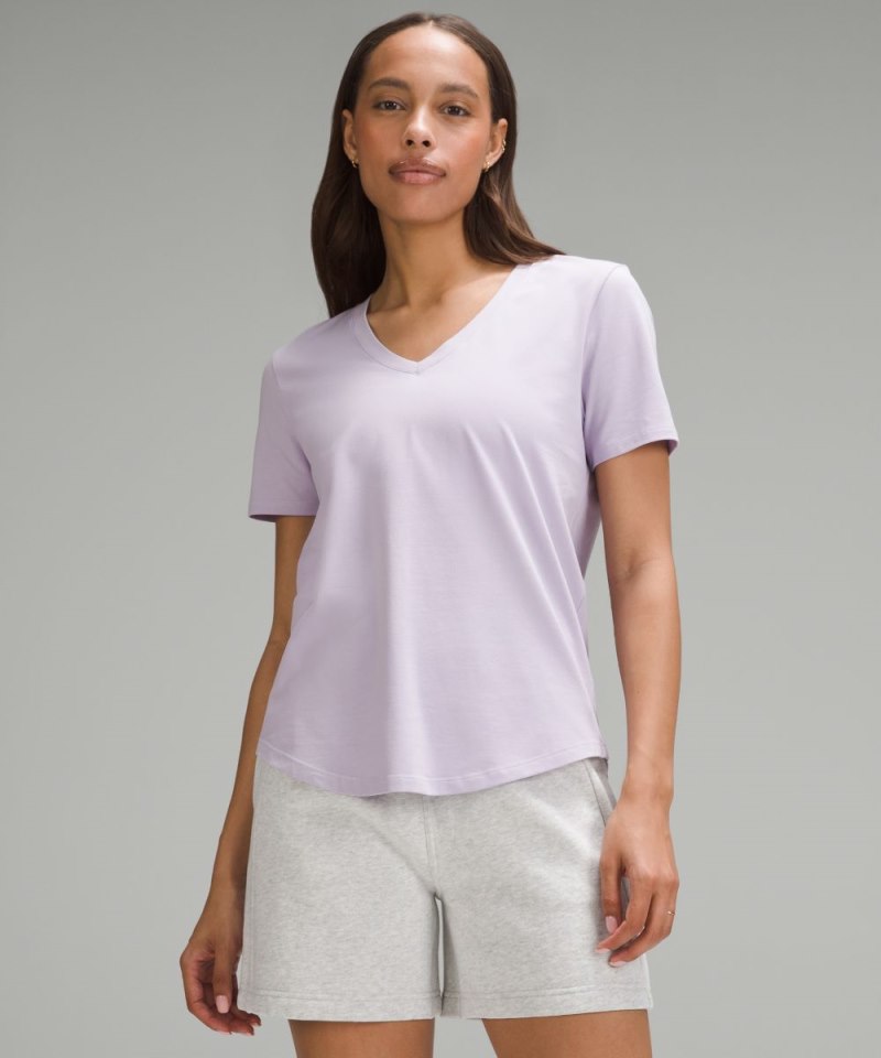 Lululemon | Women's Love V-Neck T-Shirt Lilac Ether