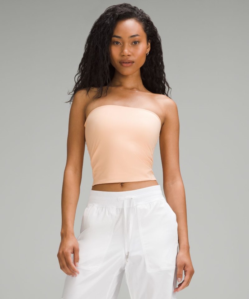 Lululemon | Women's Wundermost Ultra-Soft Nulu Tube Top Peach Be