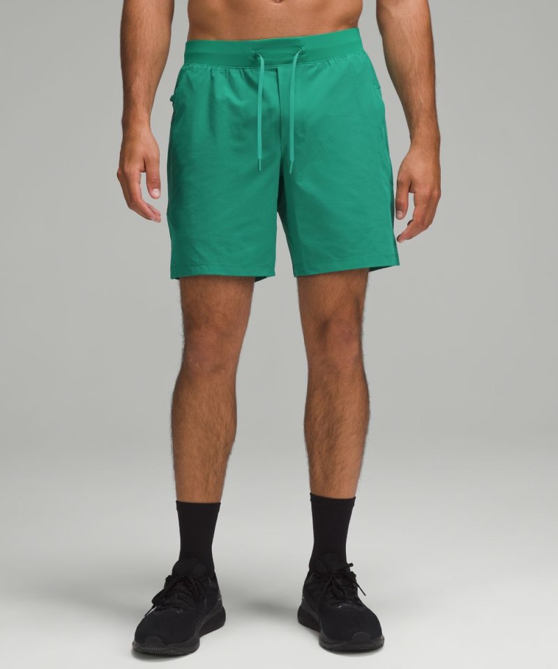 Lululemon | Men's Zeroed In Linerless Short 7"L Cascadia Green